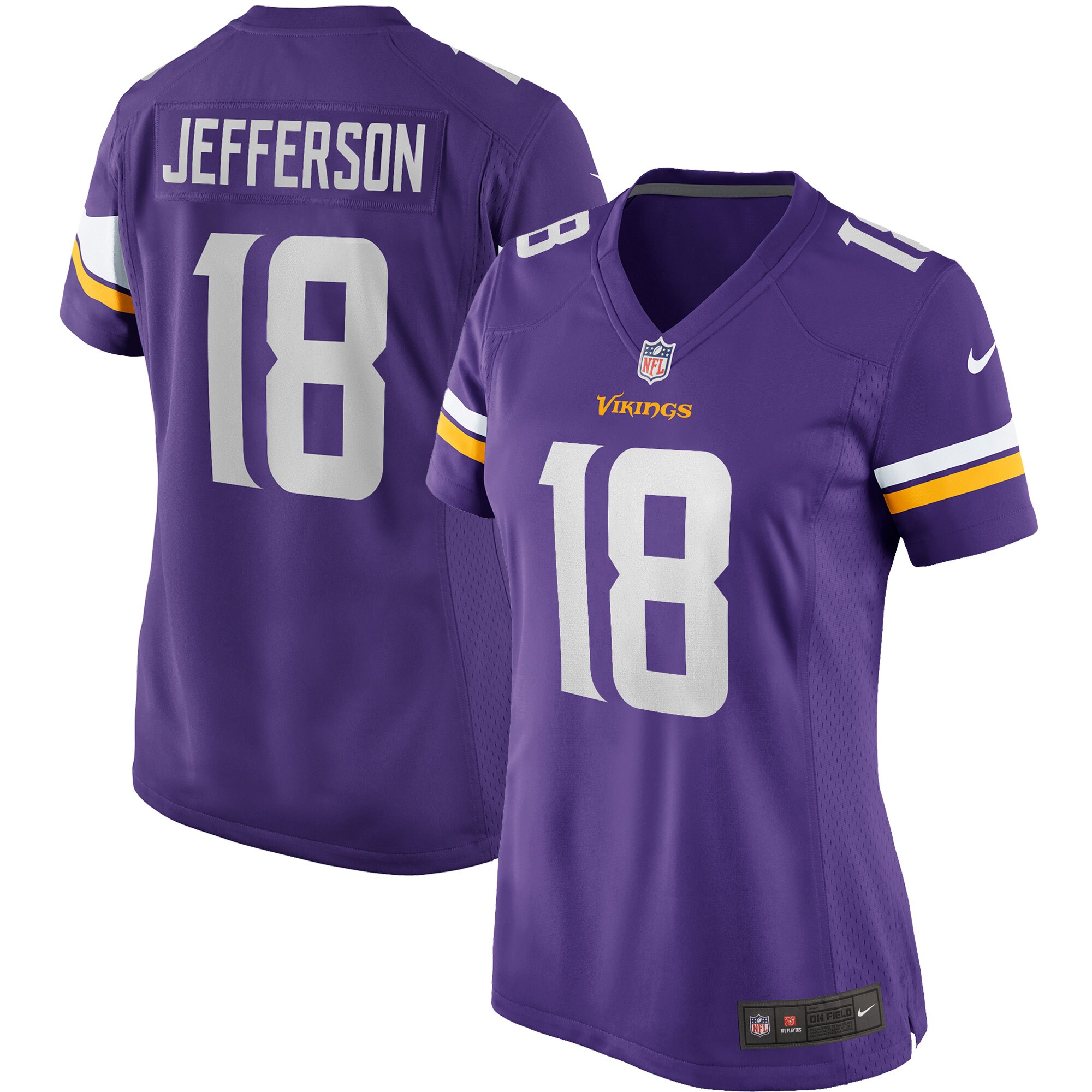 Minnesota Vikings womens nike justin jefferson purple minnesota vikings player game jersey Collection | Vikings Online Shop