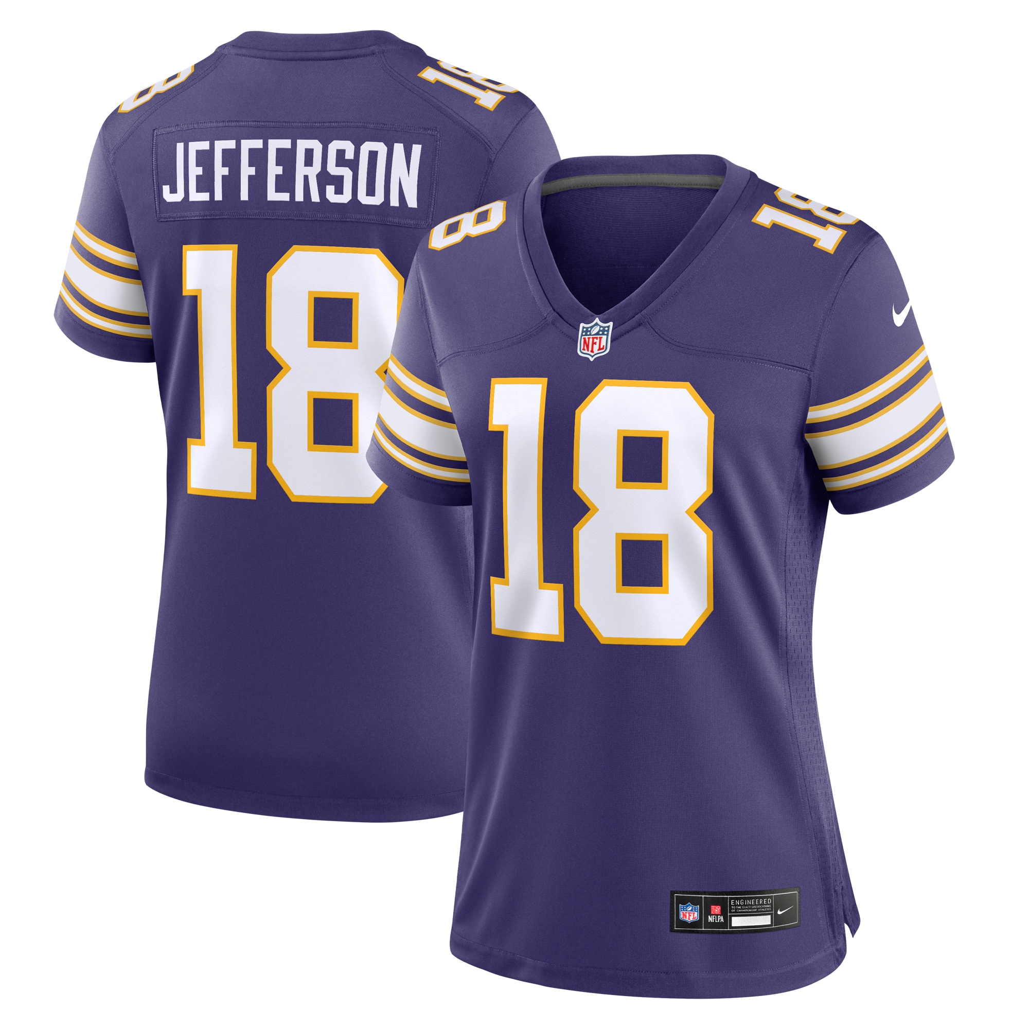 Minnesota Vikings womens nike justin jefferson purple minnesota vikings player jersey Collection | Vikings Online Shop