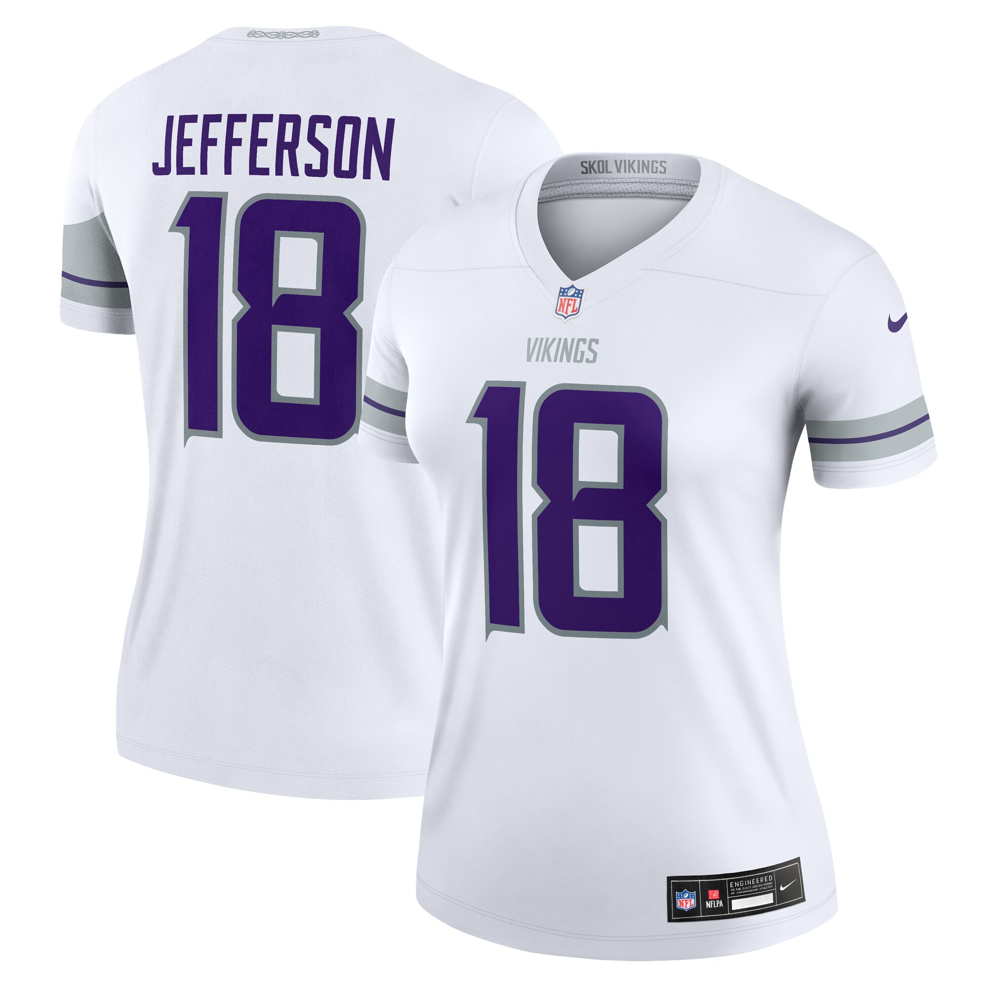 Minnesota Vikings womens nike justin jefferson white minnesota vikings alternate legend player performance top Collection | Vikings Online Shop