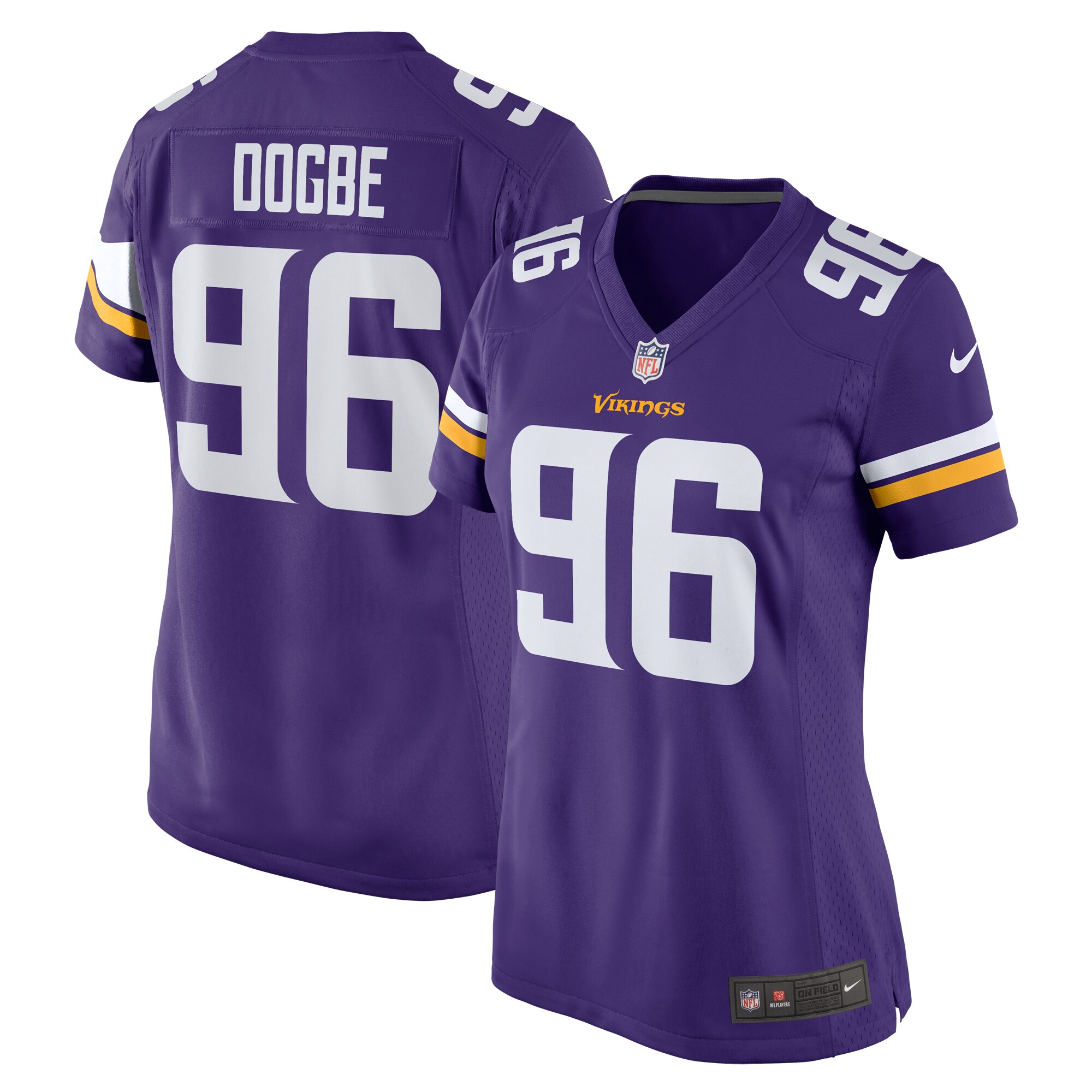 Minnesota Vikings womens nike michael dogbe purple minnesota vikings team game jersey Collection | Vikings Online Shop