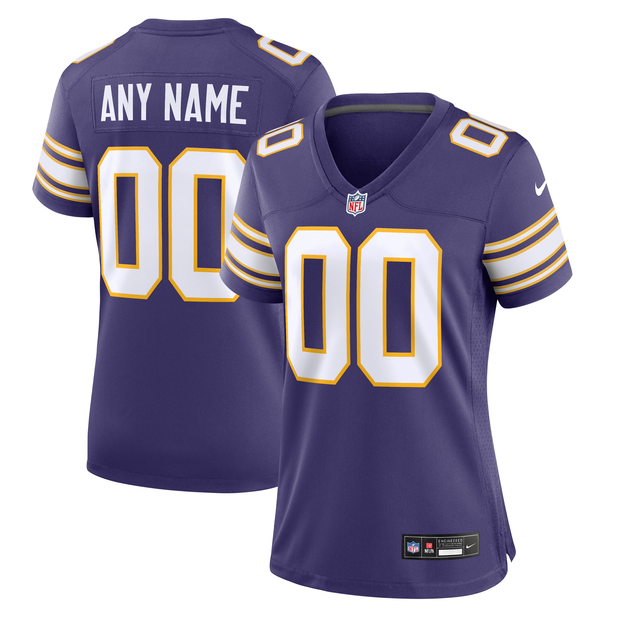 Minnesota Vikings womens nike purple minnesota vikings classic custom game jersey Collection | Vikings Online Shop