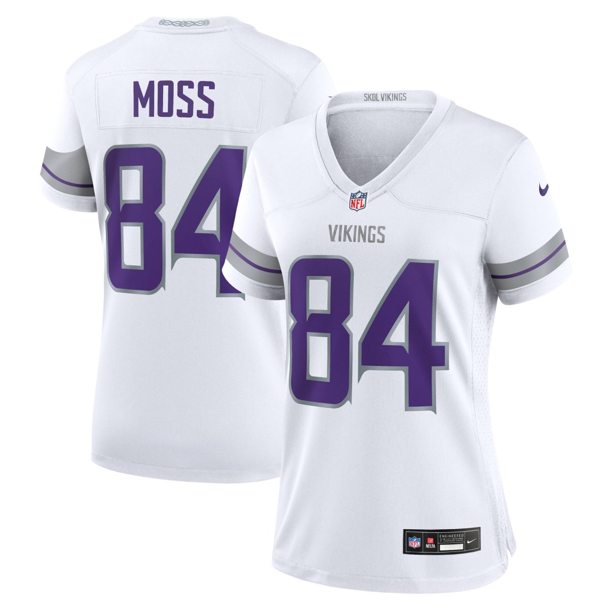 Minnesota Vikings womens nike randy moss white minnesota vikings alternate retired player game jersey Collection | Vikings Online Shop