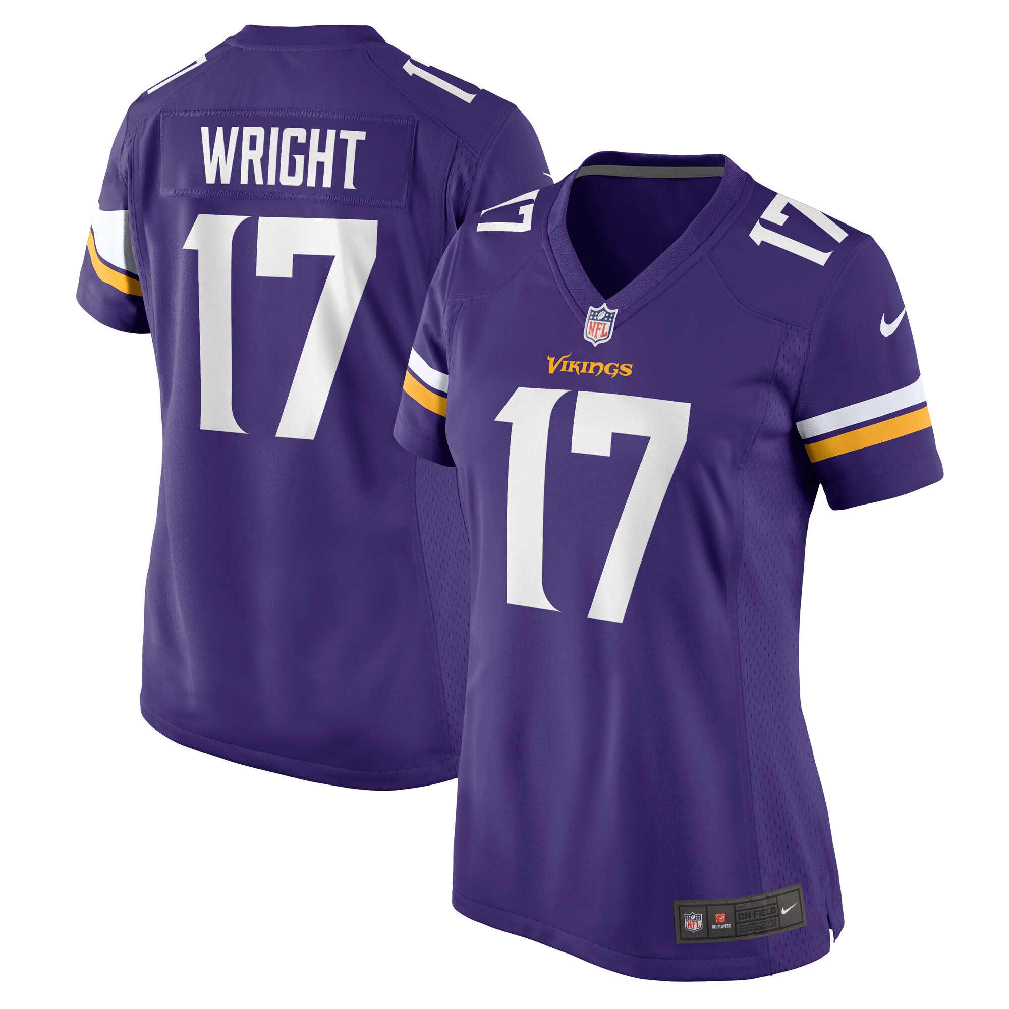 Minnesota Vikings womens nike ryan wright purple minnesota vikings game jersey Collection | Vikings Online Shop