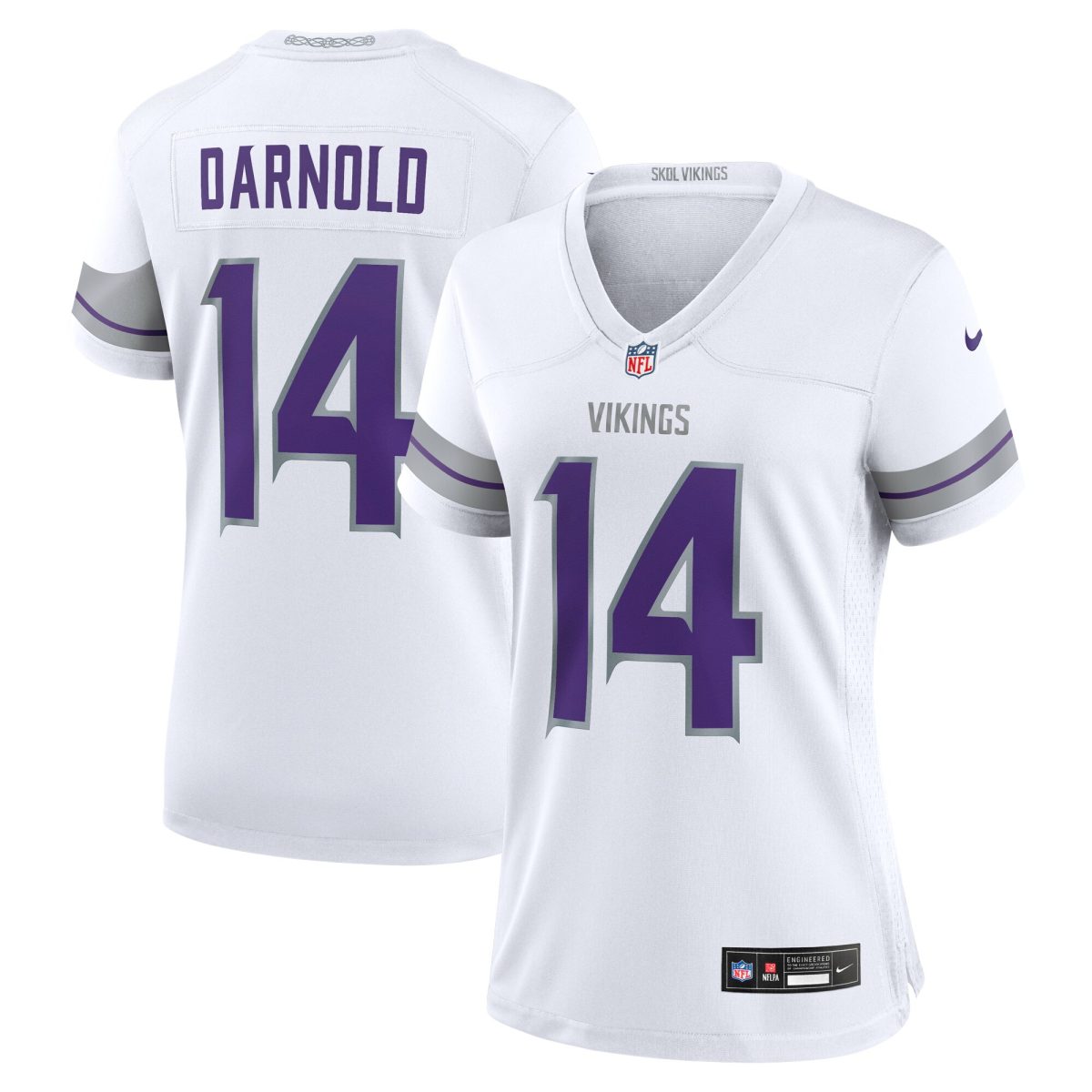 Minnesota Vikings womens nike sam darnold white minnesota vikings alternate game player jersey Collection | Vikings Online Shop