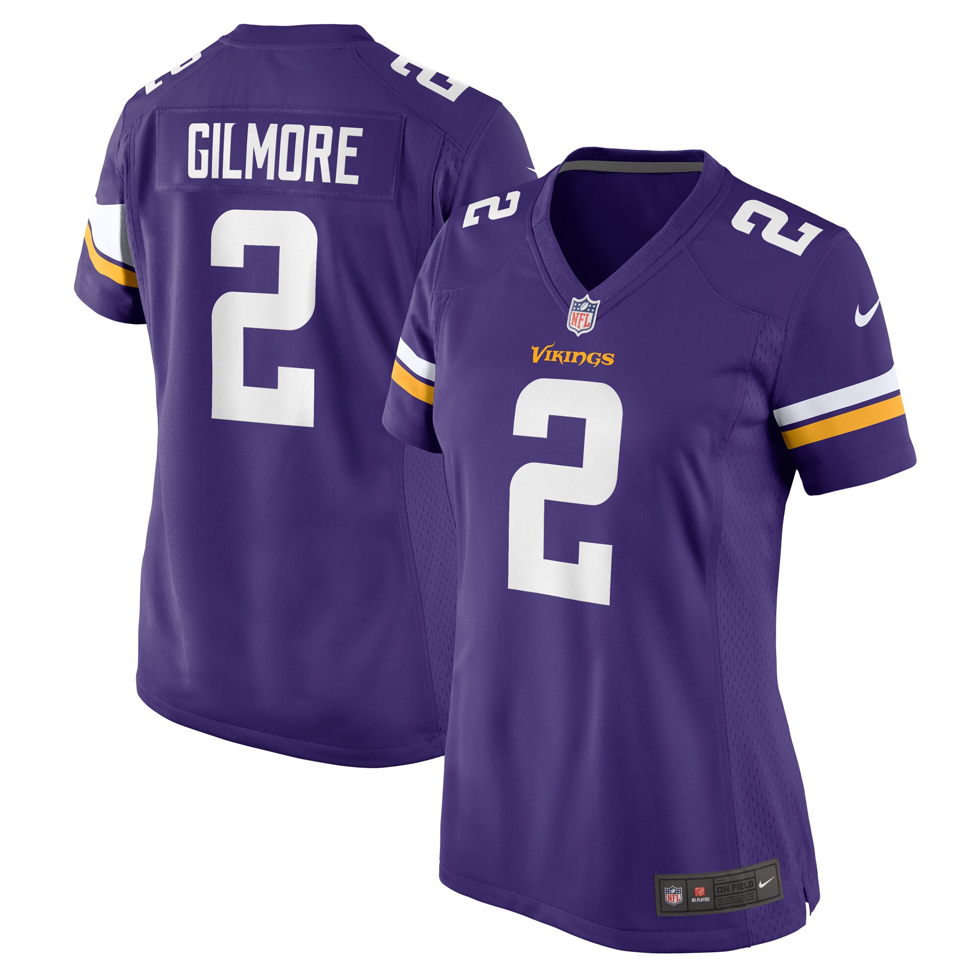 Minnesota Vikings womens nike stephon gilmore purple minnesota vikings game jersey Collection | Vikings Online Shop