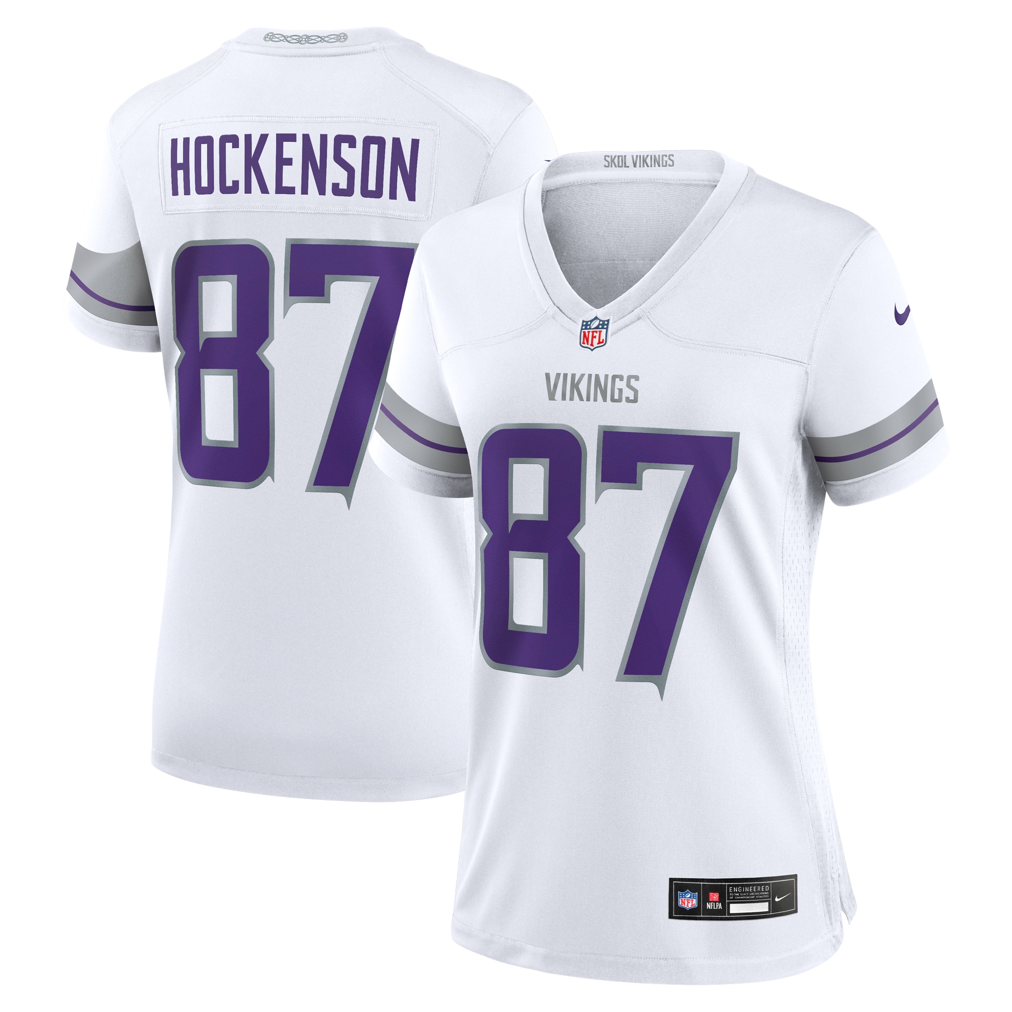 Minnesota Vikings womens nike t.j. hockenson white minnesota vikings alternate game player jersey Collection | Vikings Online Shop