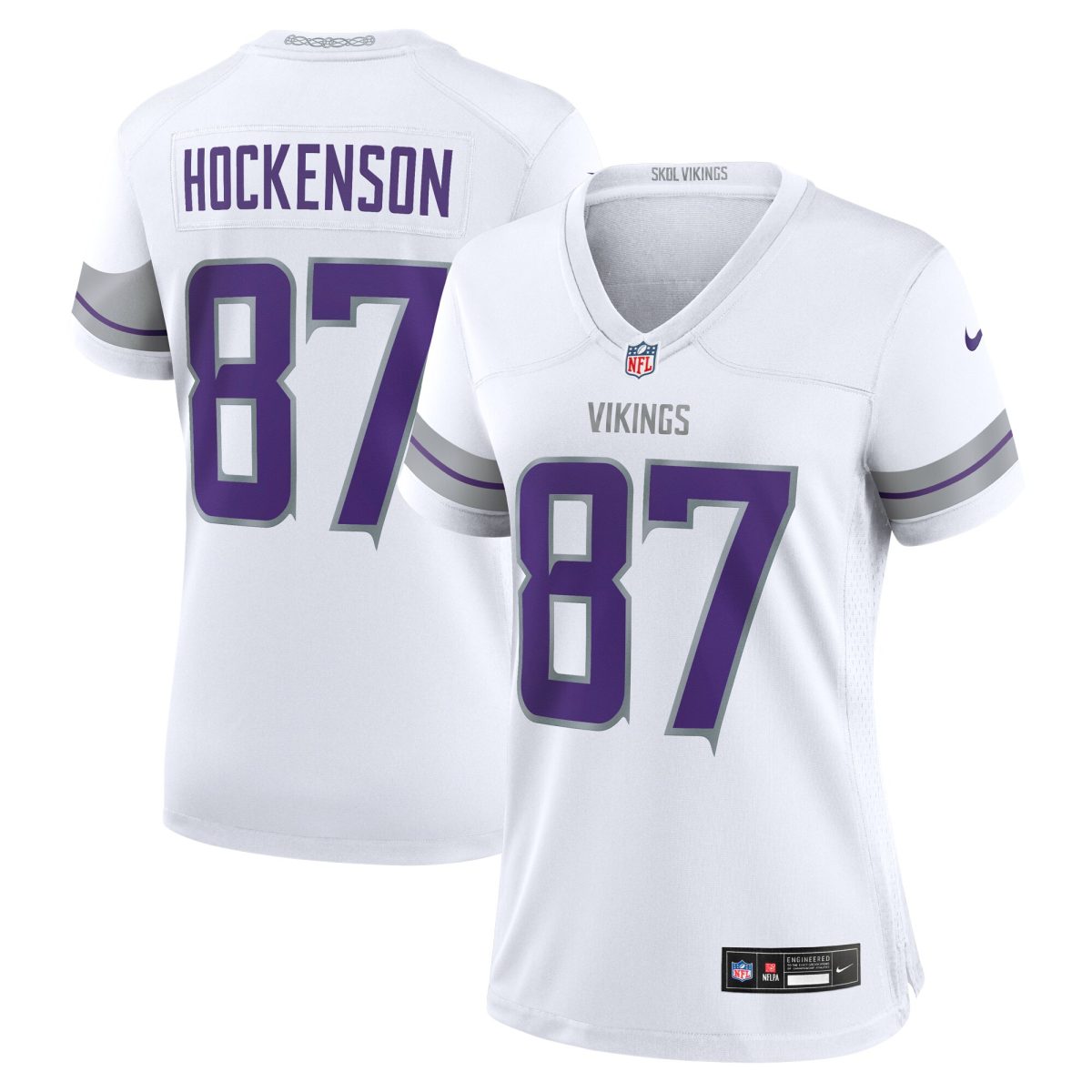 Minnesota Vikings womens nike t.j. hockenson white minnesota vikings alternate game player jersey Collection | Vikings Online Shop