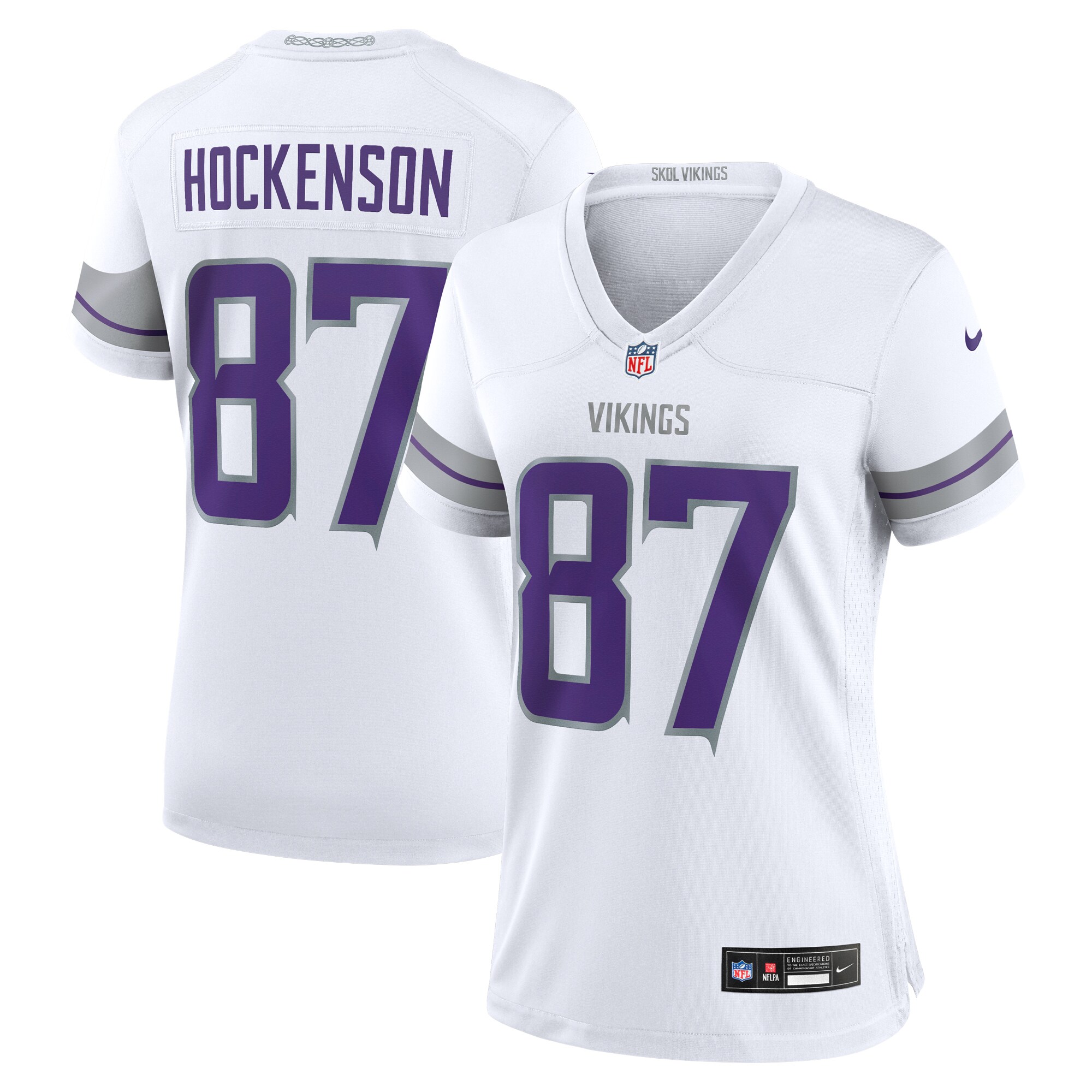 Minnesota Vikings womens nike t.j. hockenson white minnesota vikings alternate game player jersey Collection | Vikings Online Shop
