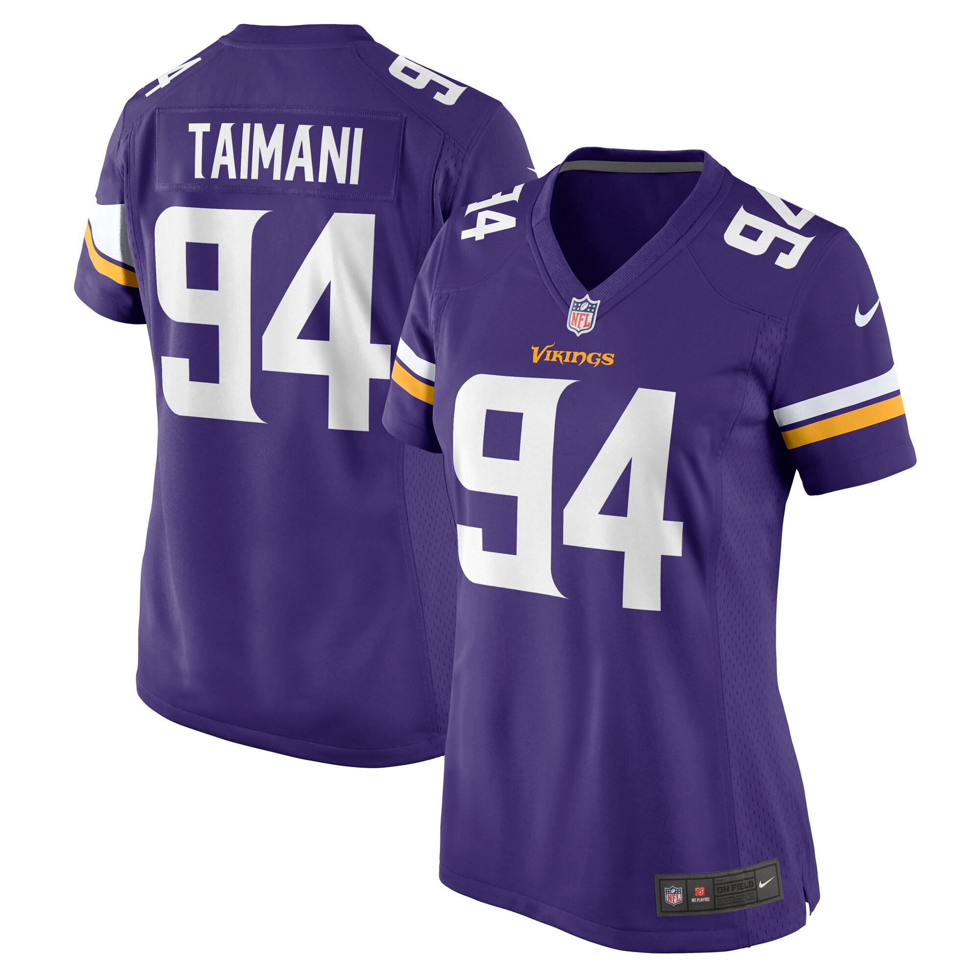 Minnesota Vikings womens nike taki taimani purple minnesota vikings game jersey Collection | Vikings Online Shop