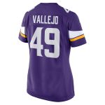 Minnesota Vikings womens nike tanner vallejo purple minnesota vikings team game jersey Collection | Vikings Online Shop