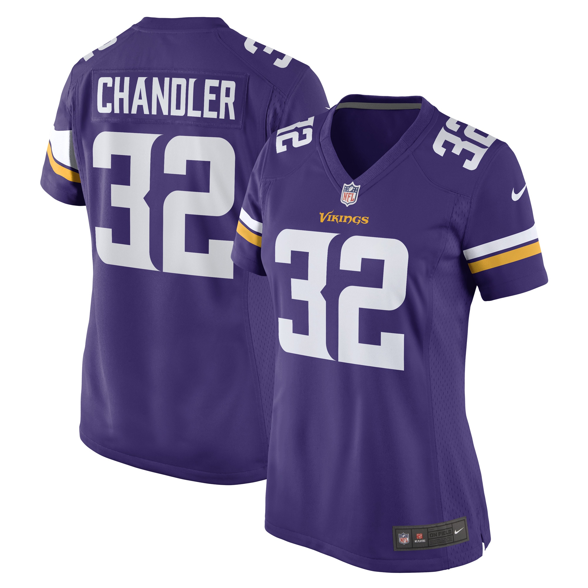 Minnesota Vikings womens nike ty chandler purple minnesota vikings game player jersey Collection | Vikings Online Shop