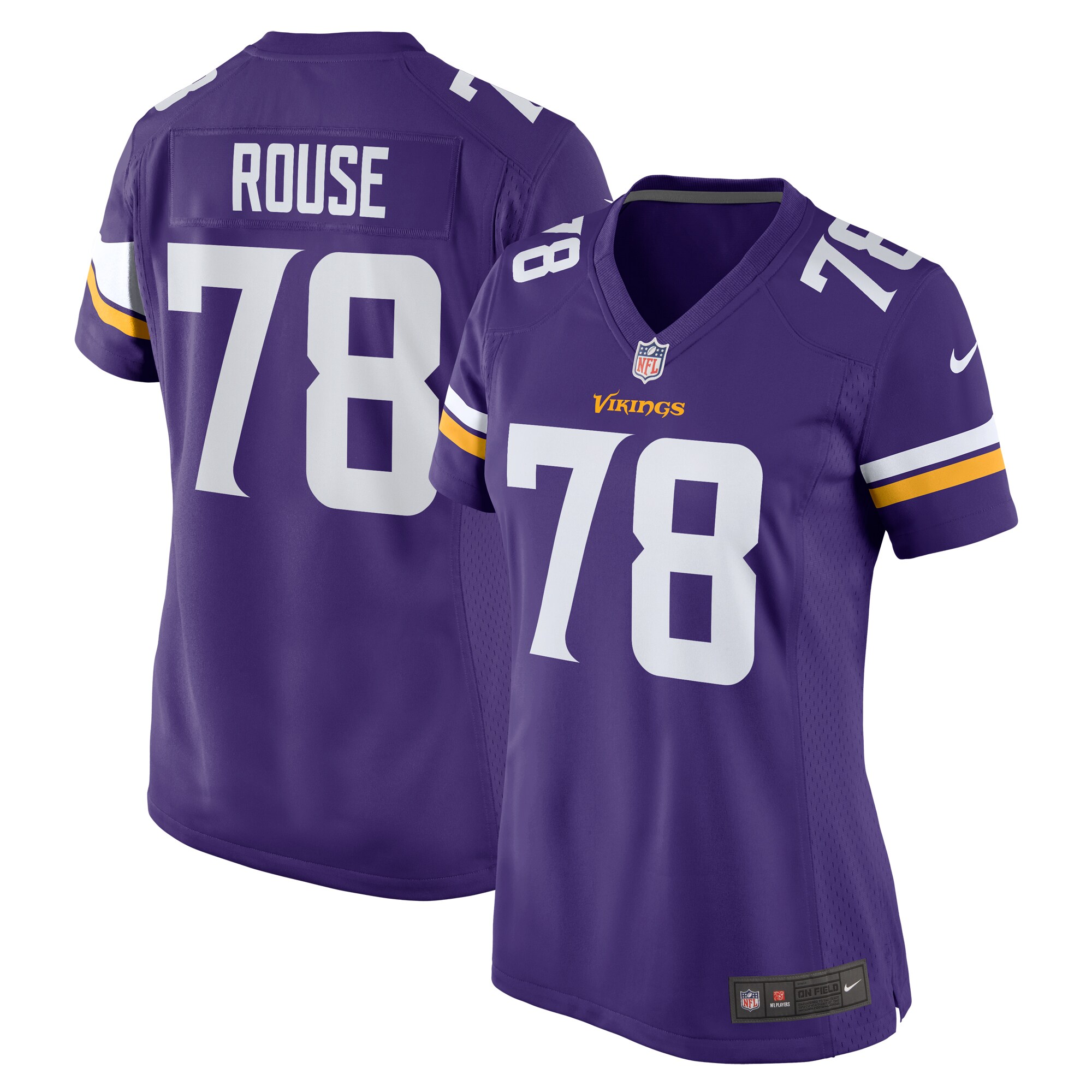Minnesota Vikings womens nike walter rouse purple minnesota vikings game jersey Collection | Vikings Online Shop