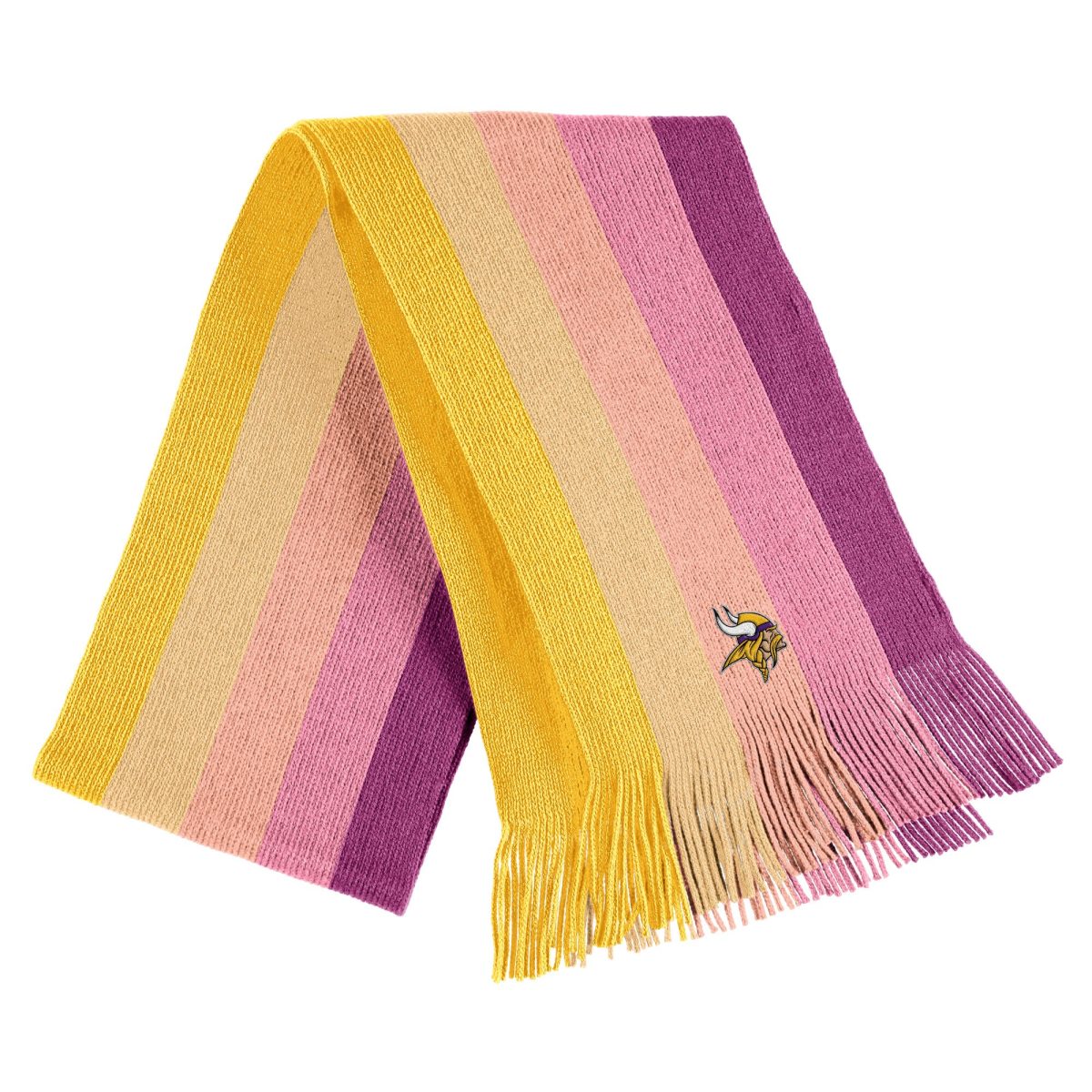 Minnesota Vikings womens wear by erin andrews gold minnesota vikings ombre pom knit hat and scarf set Collection | Vikings Online Shop