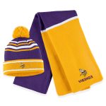 Minnesota Vikings womens wear by erin andrews purple minnesota vikings colorblock cuffed knit hat with pom and scarf set Collection | Vikings Online Shop