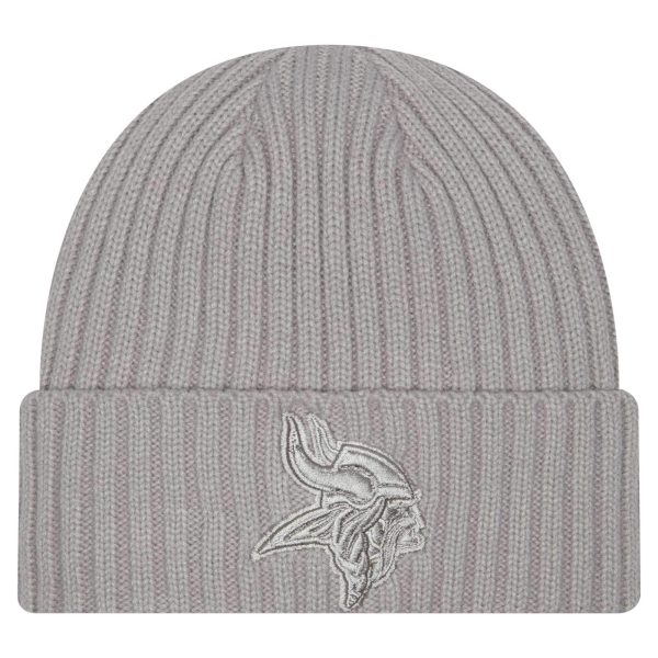 Minnesota Vikings youth new era gray minnesota vikings color pack cuffed knit hat Collection | Vikings Online Shop