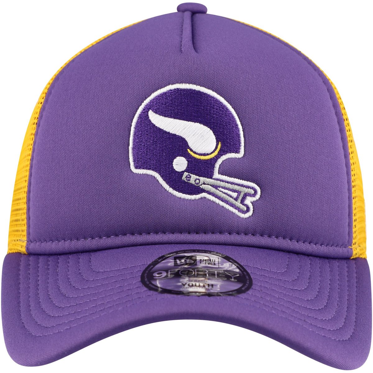 Minnesota Vikings youth new era purple minnesota vikings a-frame 9forty trucker adjustable hat Collection | Vikings Online Shop