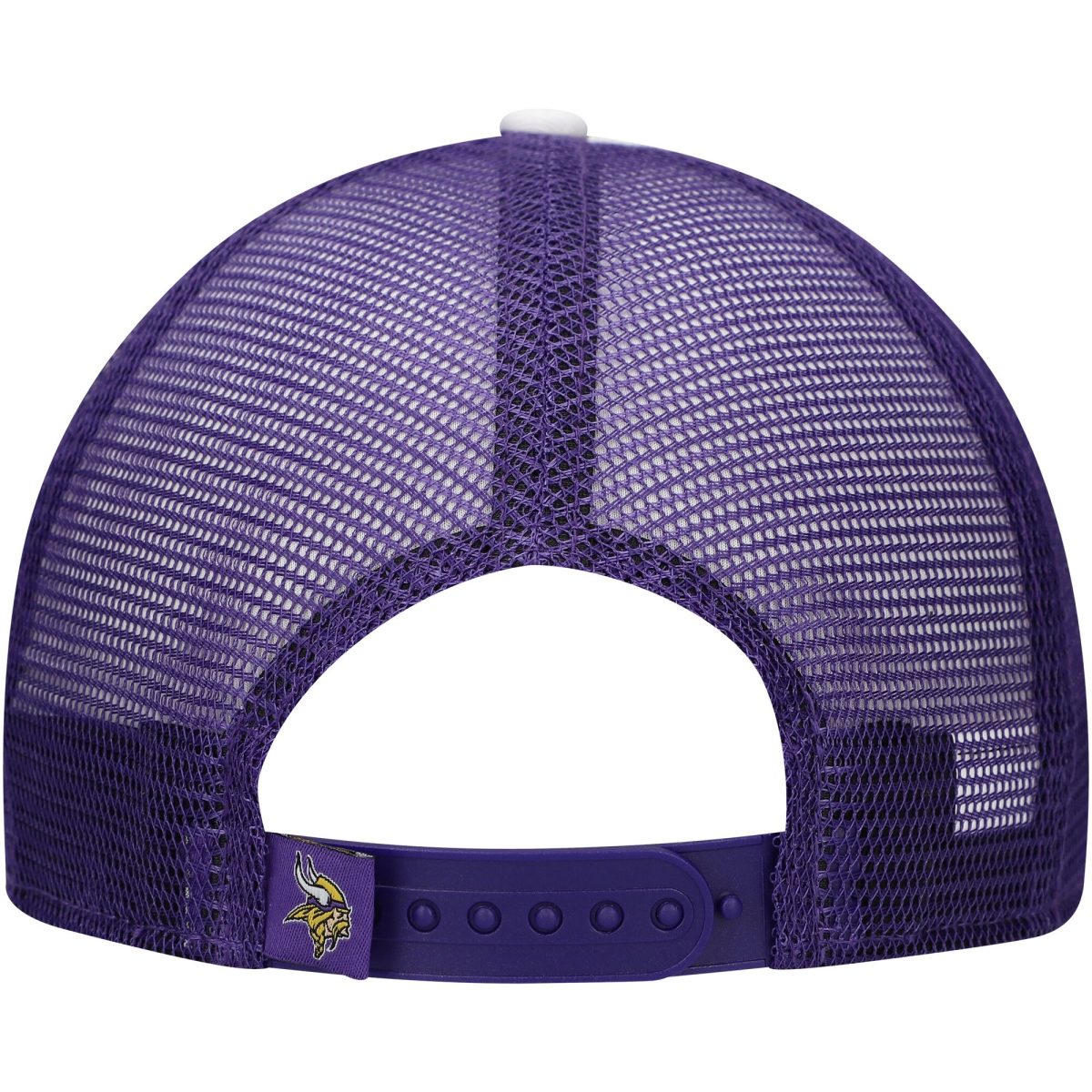 Minnesota Vikings youth new era purple minnesota vikings sport night color block 9forty a-frame trucker adjustable hat Collection | Vikings Online Shop