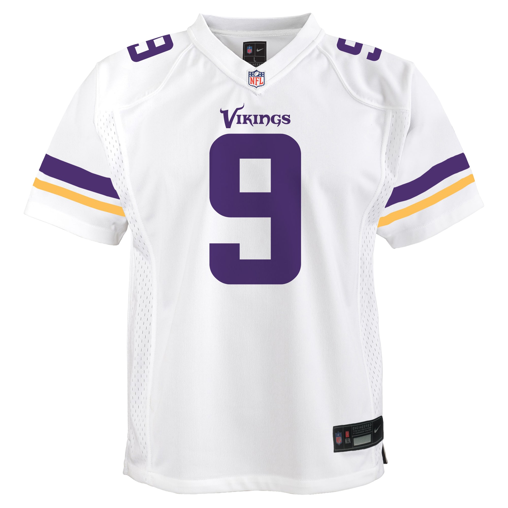 Minnesota Vikings youth nike j.j. mccarthy white minnesota vikings game jersey Collection | Vikings Online Shop