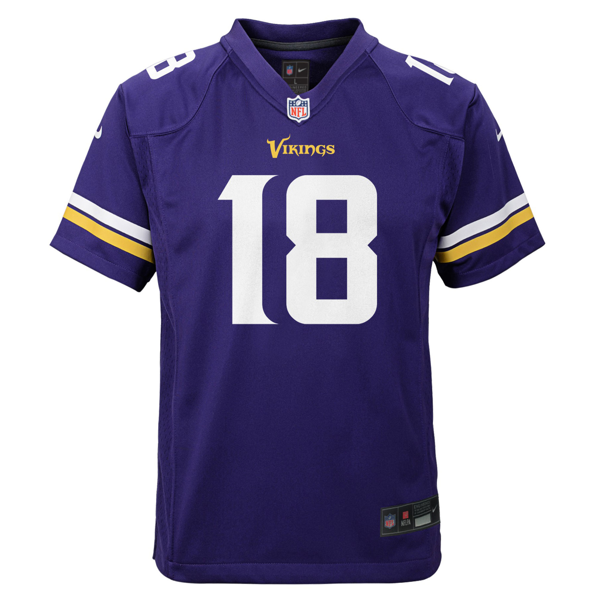 Minnesota Vikings youth nike justin jefferson purple minnesota vikings game jersey Collection | Vikings Online Shop