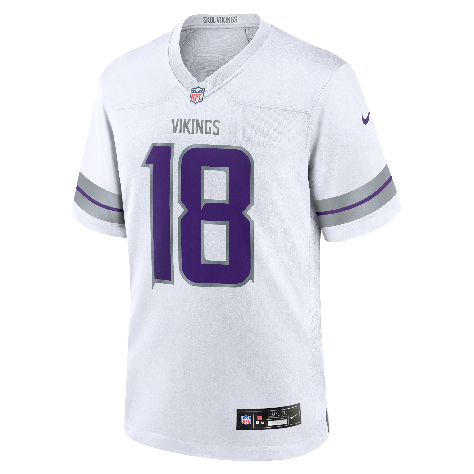 Minnesota Vikings youth nike justin jefferson white minnesota vikings alternate game player jersey Collection | Vikings Online Shop