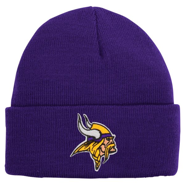 Minnesota Vikings youth purple minnesota vikings basic cuffed knit hat Collection | Vikings Online Shop